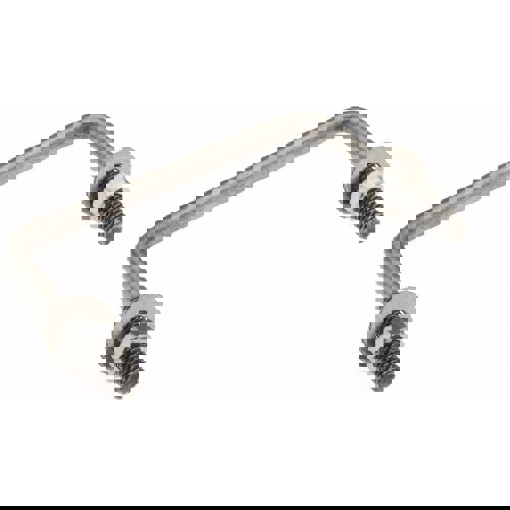 Square U-Bolt: Without Mount Plate, 3/8-16 UNC, 1-1/2